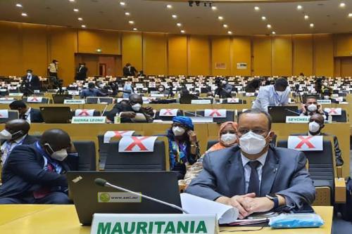صورة موريتانيا تشارك في أشغال الدورة الـ40 للمجلس التنفيذي للاتحاد الإفريقي