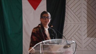 صورة مقررة أممية لأهل غزة: جوعكم عار علينا/  المقررة الأممية الخاصة المعنية بفلسطين فرانشيسكا ألبانيز