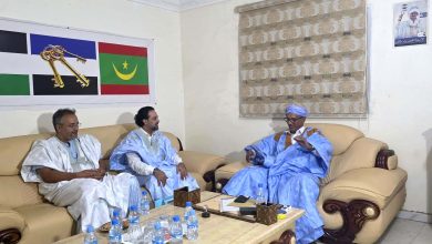 صورة رئيس حزب الإصلاح يستقبل ممثل حماس في موريتانيا