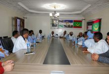 صورة الأمين الدائم لحزب الاصلاح يلتقي بمنسقي نواكشوط وقيادات منظمة الشباب والنساء،