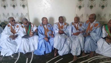 صورة وفد من حزب الاصلاح يلتقي رئيس حزب الانصاف بمدينة وادان تحضيرا لزيارة رئيس الجمهورية،،