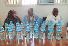 صورة وفد من الحزب يؤدي زيارة لمقرات مقاطعات ولاية نواكشوط الجنوبية،،