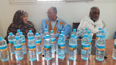 صورة وفد من الحزب يؤدي زيارة لمقرات مقاطعات ولاية نواكشوط الجنوبية،،