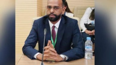 صورة كتب الأستاذ الشيخ أبراهيم سيد ميله،